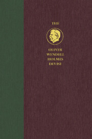 Oliver Wendell Holmes Devise History of the Supreme Court of the United States