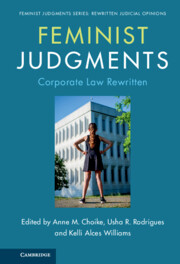 Feminist Judgments: Corporate Law Rewritten