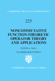 Noncommutative Function-Theoretic Operator Theory and Applications