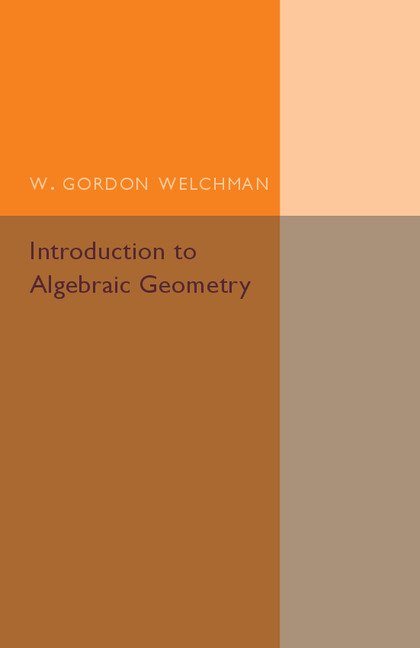 Introduction to Algebraic Geometry