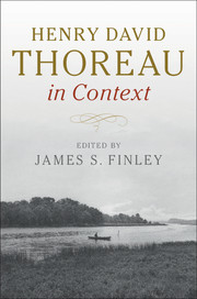 Henry David Thoreau In Context Edited By James S Finley - 