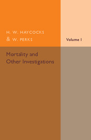 Mortality and Other Investigations