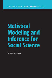 Statistical Modeling and Inference for Social Science | Higher