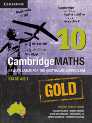 Picture of CambridgeMATHS GOLD NSW Syllabus for the Australian Curriculum Year 10