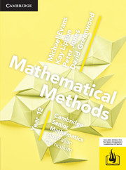 Picture of Mathematical Methods Year 12 for the Australian Curriculum