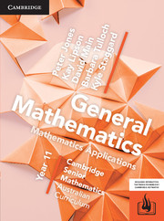 Picture of General Mathematics Year 11 for the Australian Curriculum