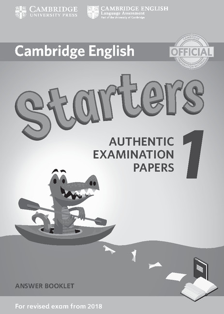 Cambridge English Starters 1 for Revised Exam from 2018
