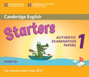 Cambridge English Starters 1 for Revised Exam from 2018