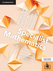 Picture of Specialist Mathematics Year 12 for the Australian Curriculum