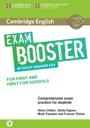 Cambridge English Exam Booster for First and First for Schools without Answer Key with Audio