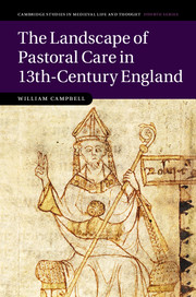 The Landscape of Pastoral Care in 13th-Century England