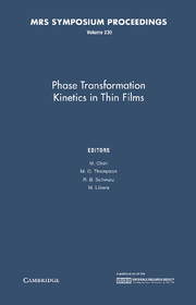 Phase Transformation Kinetics in Thin Films