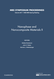 Nanophase and Nanocomposite Materials II