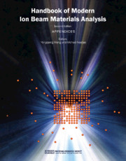 Handbook of Modern Ion Beam Materials Analysis