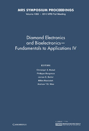 Diamond Electronics and Bioelectronics — Fundamentals to Applications IV