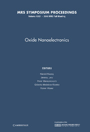 Oxide Nanoelectronics