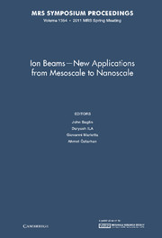 Ion Beams - New Applications from Mesoscale to Nanoscale