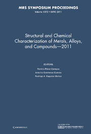 Structural and Chemical Characterization of Metal Alloys and Compounds – 2011