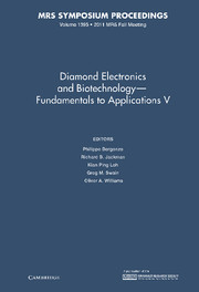 Diamond Electronics and Biotechnology – Fundamentals to Applications V