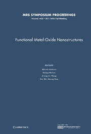 Functional Metal-Oxide Nanostructures