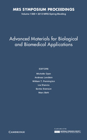 Advanced Materials for Biological and Biomedical Applications