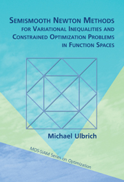 Semismooth Newton Methods for Variational Inequalities and Constrained Optimization Problems in Function Spaces