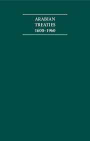 Arabian Treaties 1600–1960
