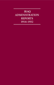 Iraq Administration Reports 1914–1932