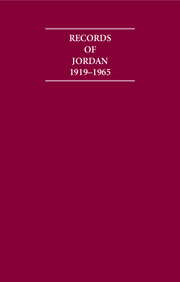 Records of Jordan 1919–1965