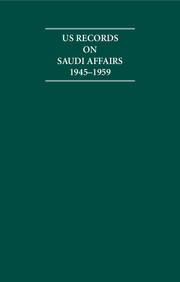 US Records on Saudi Affairs 1945–1959