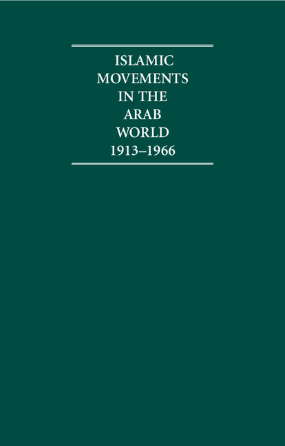 Islamic Movements in the Arab World 1913–1966