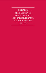 Straits Settlements Annual Reports (Singapore, Penang, Malacca, Labuan) 1855–1941