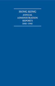 Hong Kong Annual Administration Reports 1841–1941