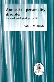 Antisocial Personality Disorder Epidemiological Perspective | Mental ...