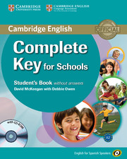 Complete Key for Schools for Spanish Speakers 