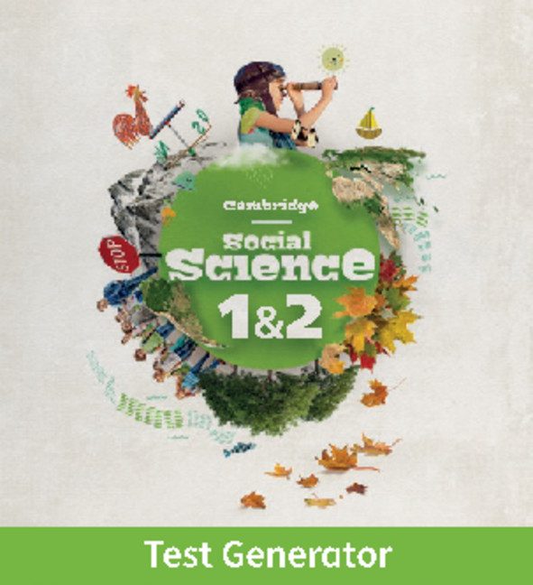 Cambridge Social Science Levels 1 and 2 Test Generator